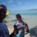 Aitutaki Marathon Emanuala Bacchetti ed Ivan Allocchio